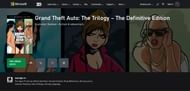 The GTA Definitive Edition trilogy on the Microsoft Store (Image via Microsoft)